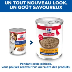 Hill's Science Plan All Breed Mature Adult 7+ au poulet - patée chien