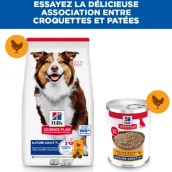 Hill's Science Plan All Breed Mature Adult 7+ au poulet - patée chien