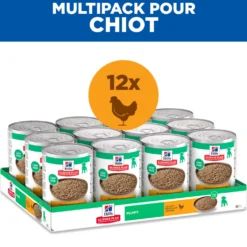 HILL'S Science Plan All Breed Puppy en Boîtes au Poulet - Pâtée pour chiot