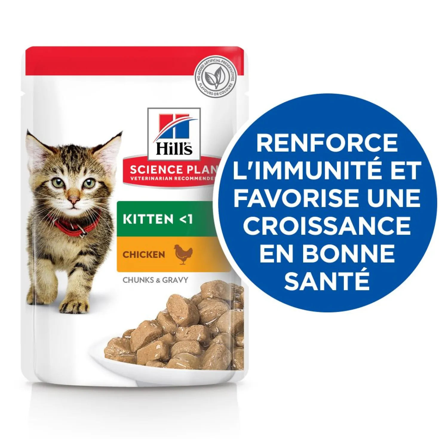 Hill's Science Plan Kitten en bouchées saveurs mixtes – pâtée chaton