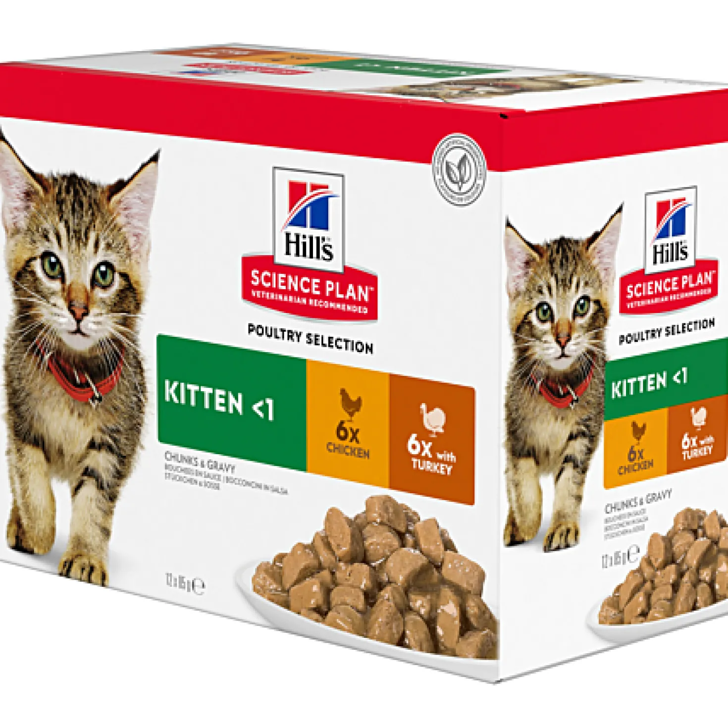 Hill's Science Plan Kitten en bouchées saveurs mixtes – pâtée chaton