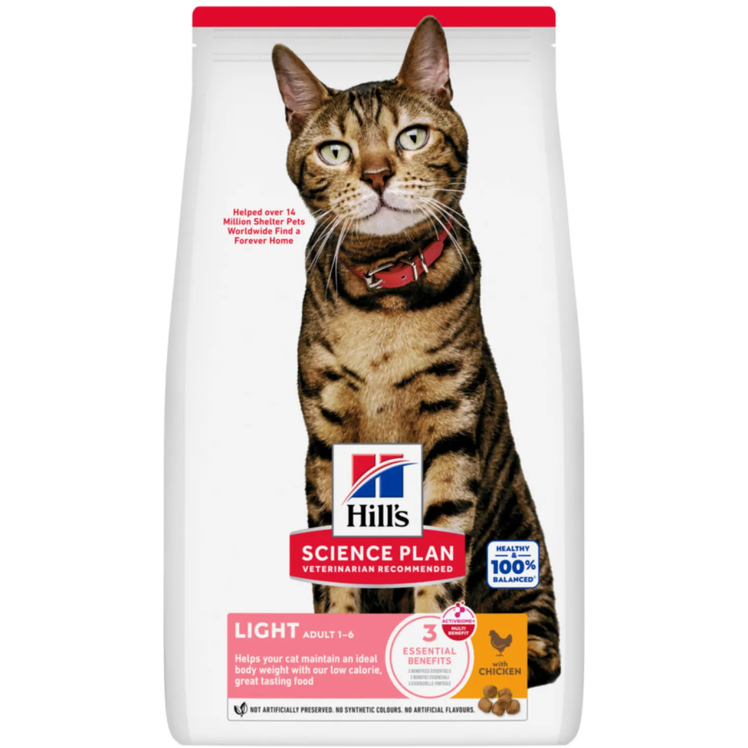 Hill's Science Plan Light Adult au poulet - croquettes chat