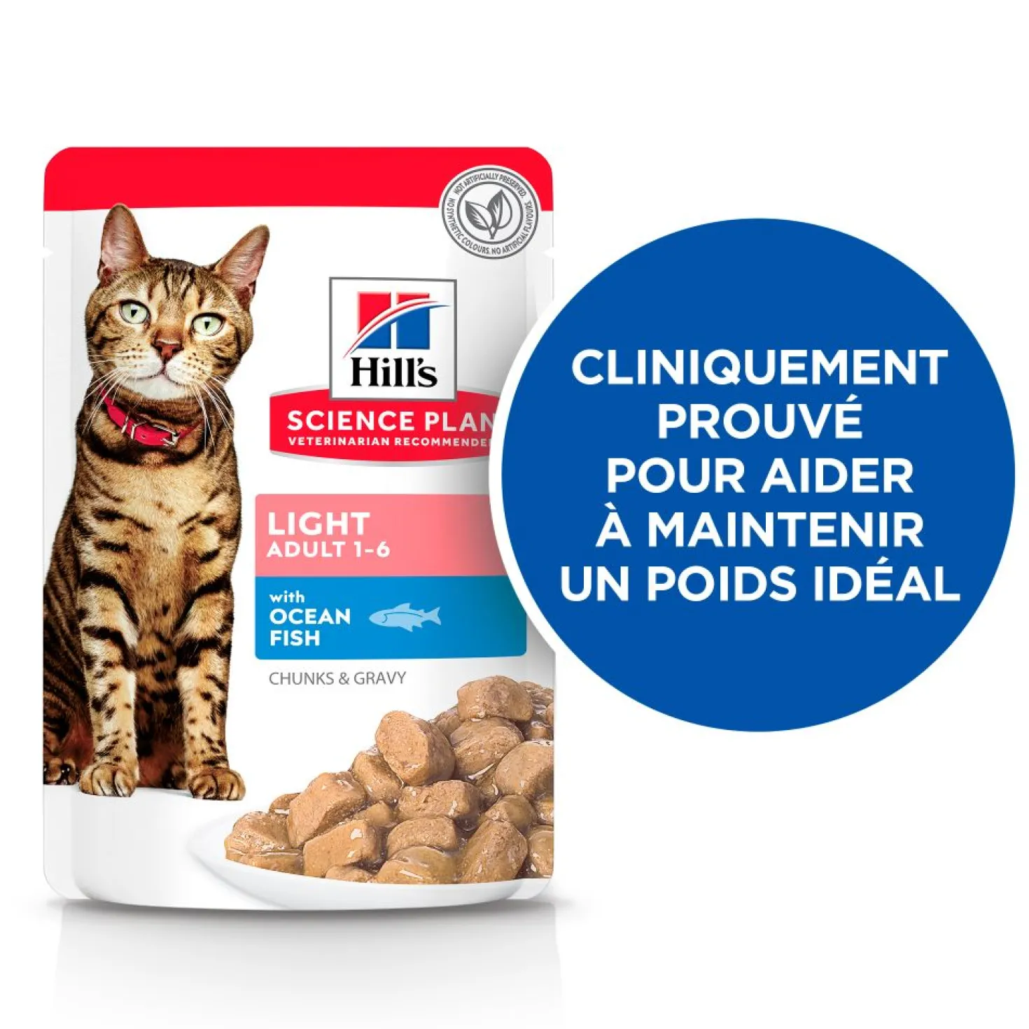 Hill's Science Plan Light Adult en sachets - pâtée chat