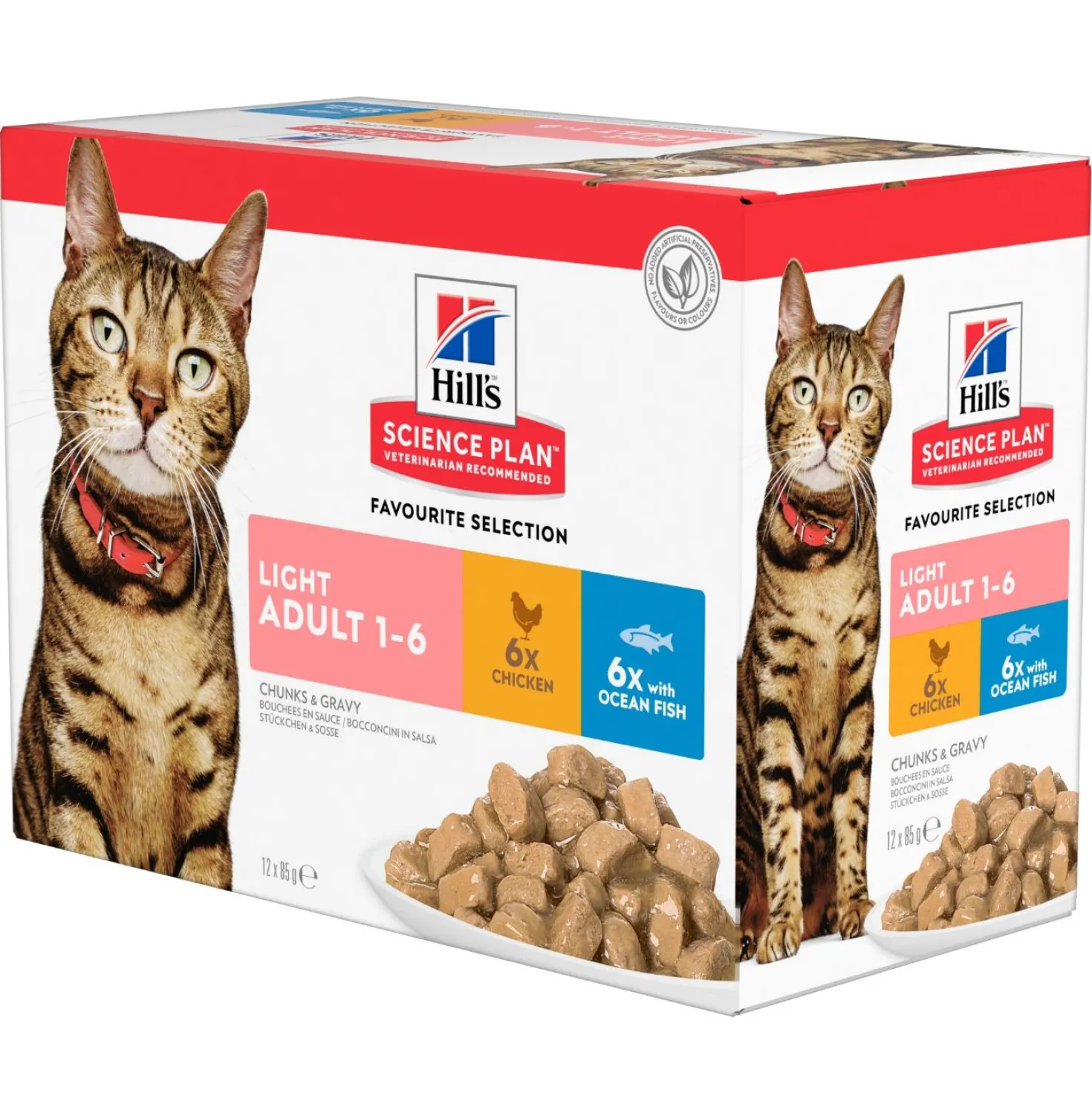 Hill's Science Plan Light Adult en sachets - pâtée chat
