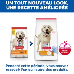 Hill's Science Plan Light Large Adult au poulet - croquettes chien