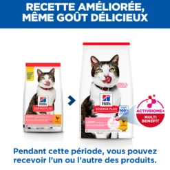 Hill's Science Plan Light Mature Adult 7+ au poulet - croquettes chat