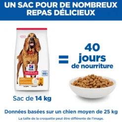 Hill's Science Plan Light Medium Mature Adult 7+ au poulet - croquettes chien