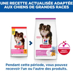 Hill's Science Plan Light Small & Mini Adult au poulet - croquettes chien