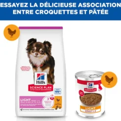 Hill's Science Plan Light Small & Mini Adult au poulet - croquettes chien