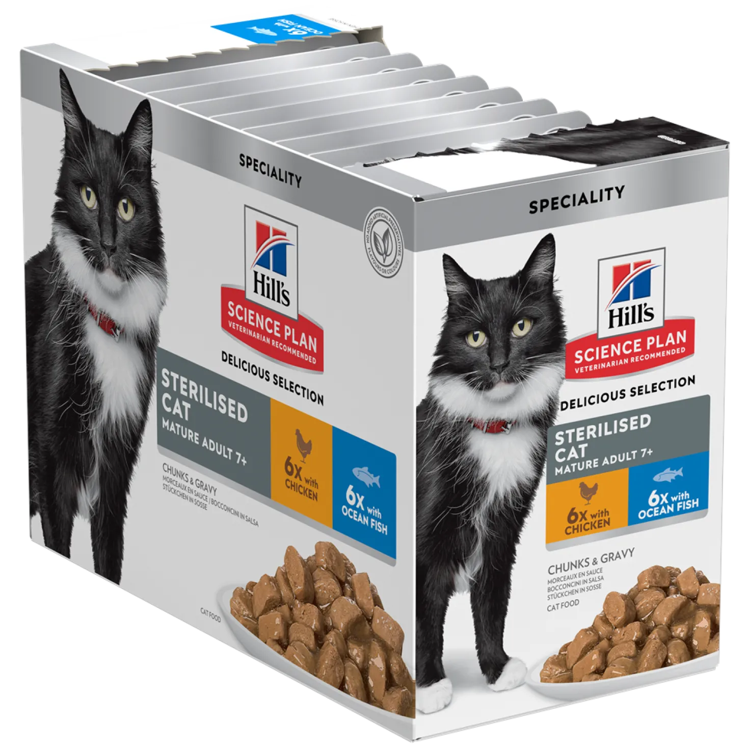 Hill's Science Plan Mature Adult 7+ Sterilised au poulet - croquettes chat
