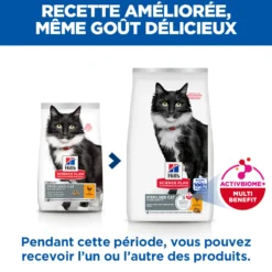 Hill's Science Plan Mature Adult 7+ Sterilised au poulet - croquettes chat