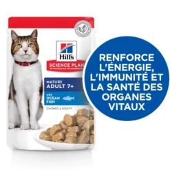 Hill's Science Plan Mature Adult 7+ en sachets - pâtée chat