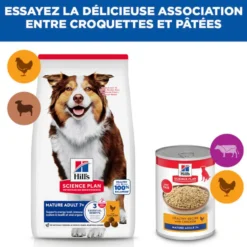 Hill's Science Plan Medium Mature Adult 7+ au poulet - croquettes chien