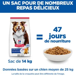 Hill's Science Plan Medium Mature Adult 7+ au poulet - croquettes chien