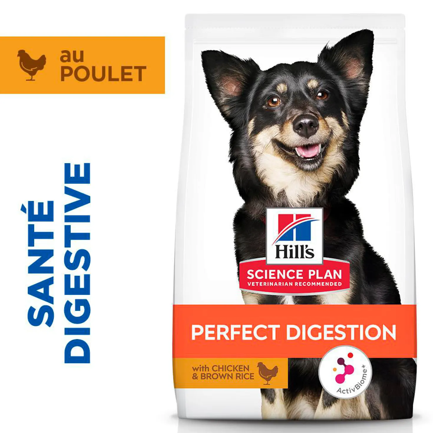 HILL'S Science Plan Perfect Digestion Small & Mini Adult au Poulet - Croquettes pour chien