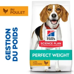 Hill's Science Plan Perfect Weight Medium Adult au poulet - croquettes pour chien