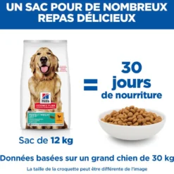 Hill's Science Plan Perfect Weight Large Adult au poulet - croquettes chien