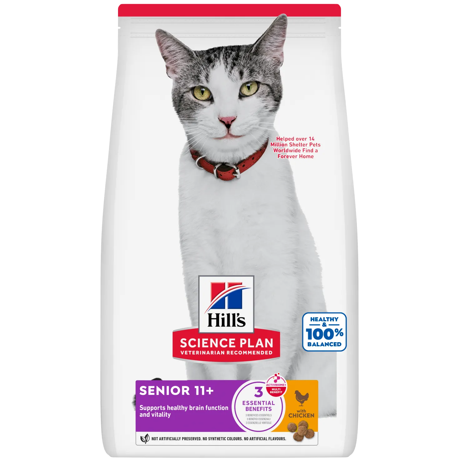Hill's Science Plan Senior 11+ au poulet - croquettes chat