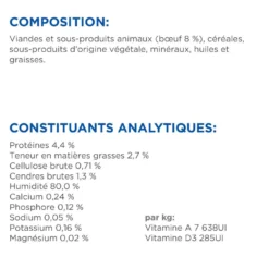 Hill's Science Plan Small & Mini Mature Adult 7+ en mousse au bœuf - pâtée chien