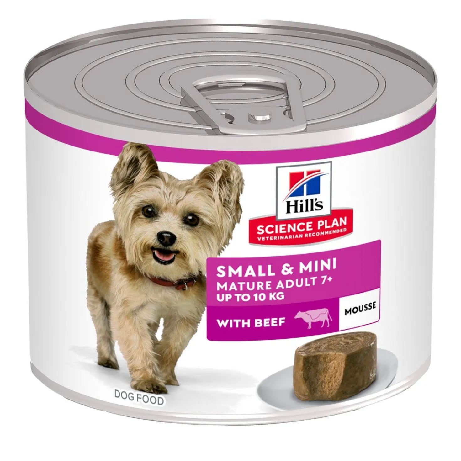 Hill's Science Plan Small & Mini Mature Adult 7+ en mousse au bœuf - pâtée chien