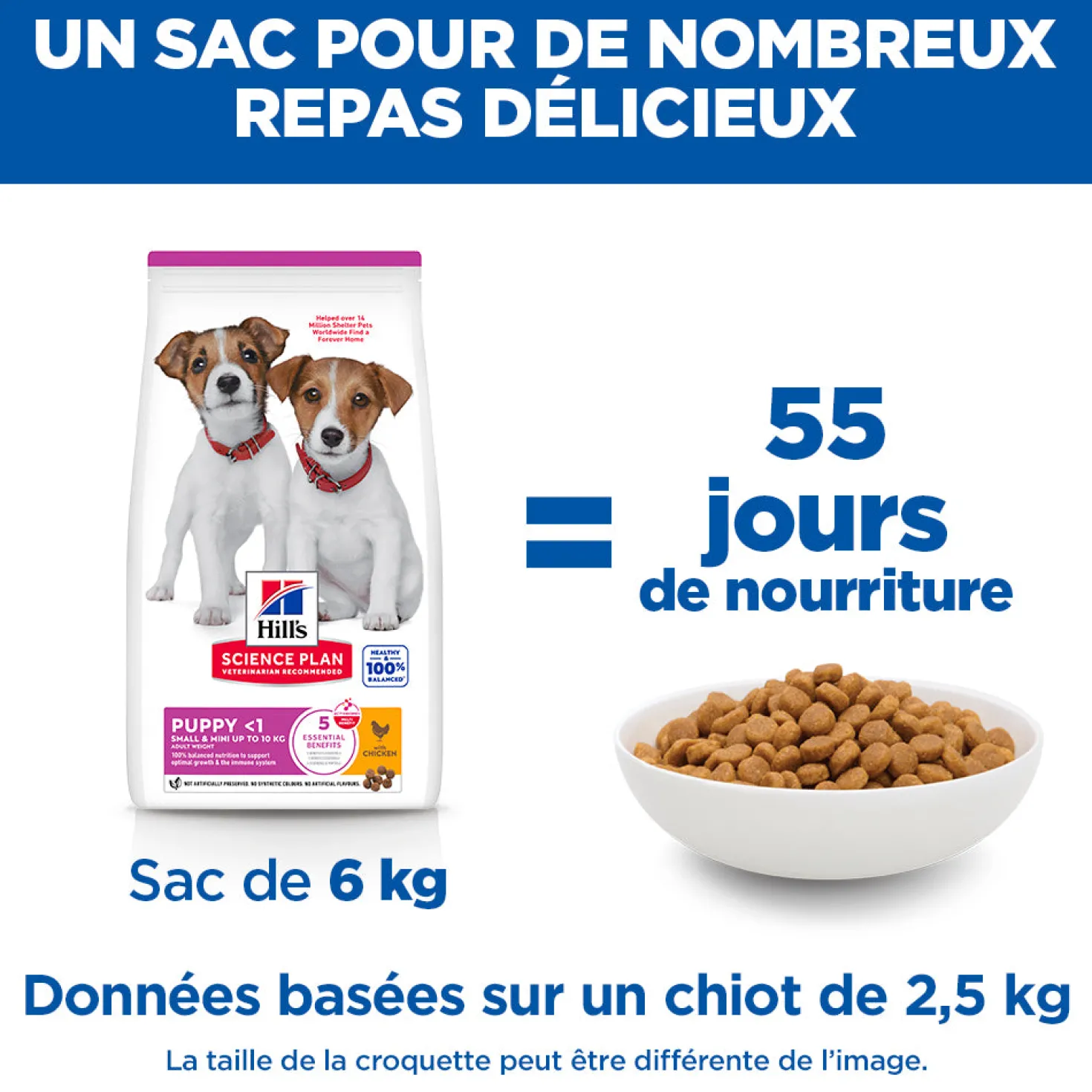 Hill's Science Plan Small & Mini Puppy au poulet - croquettes chiot