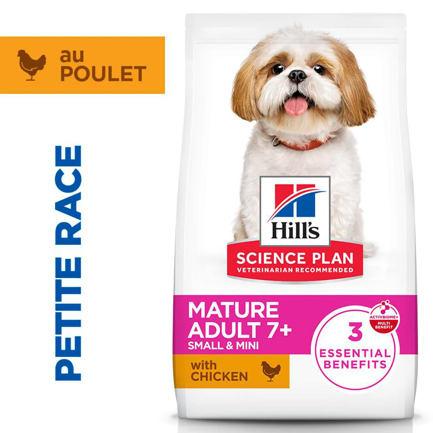 Hill's Science Plan Small & Mini Mature Adult 7+ au poulet - croquettes chien