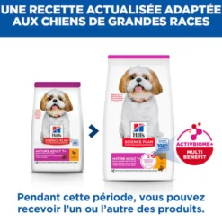 Hill's Science Plan Small & Mini Mature Adult 7+ au poulet - croquettes chien