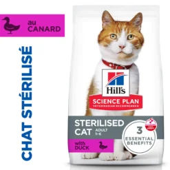 Hill's Science Plan Sterilised Adult au canard - croquettes chat