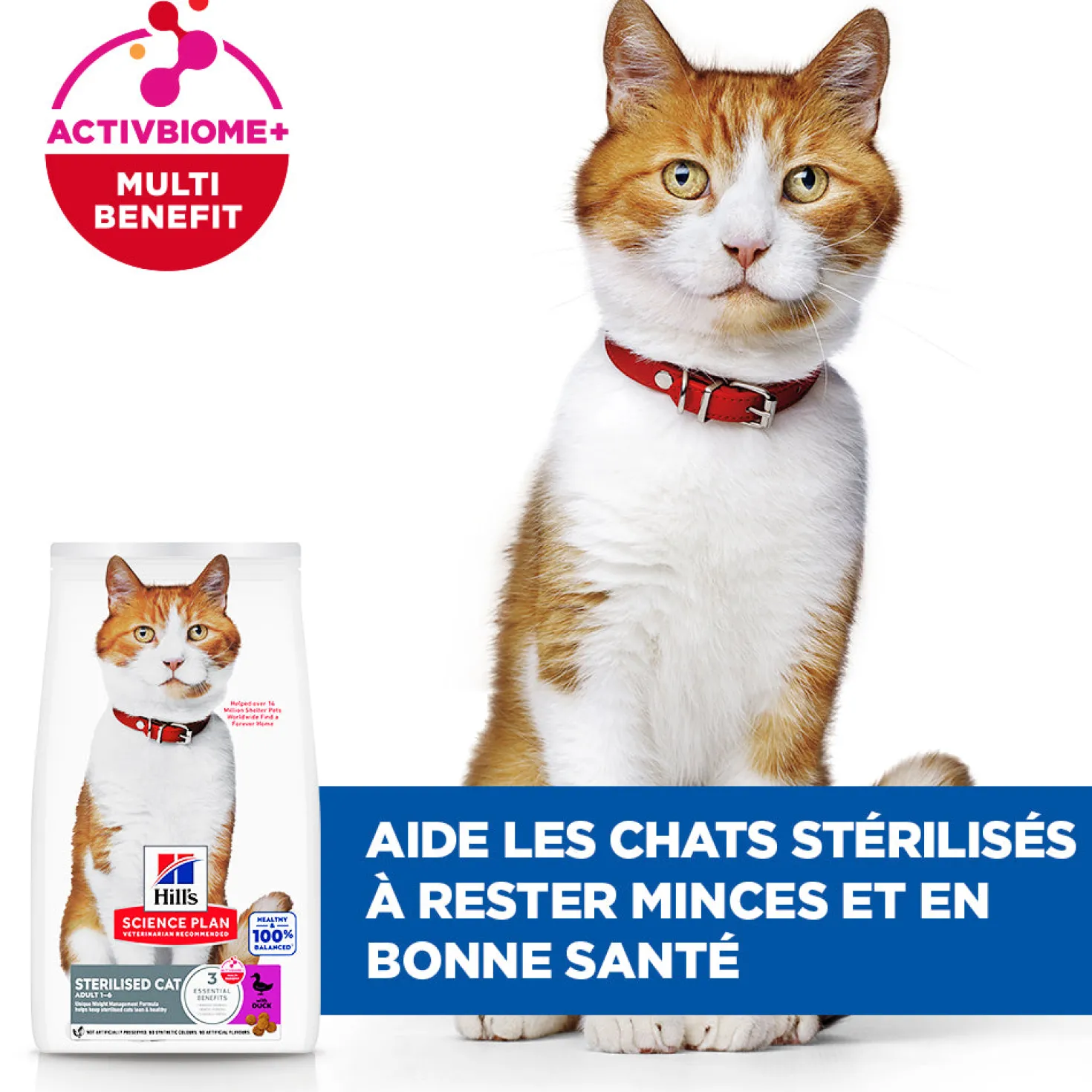 Hill's Science Plan Sterilised Adult au canard - croquettes chat
