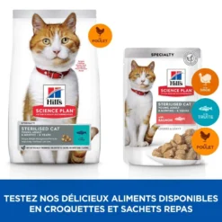 Hill's Science Plan Sterilised Adult en sachets - pâtée chat