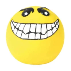 Jouet balle latex smiley 6cm