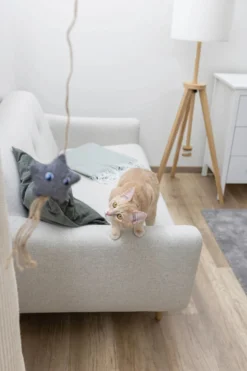 Jouet canne à pêche Marie chat