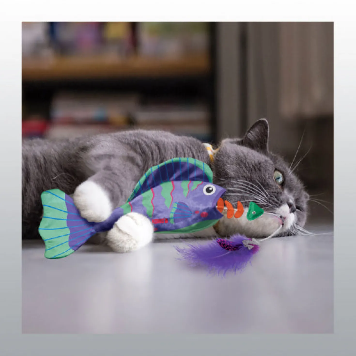 Jouet chat Wrangler Angler Fish
