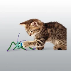 Jouet Crackles Grasshopper pour chat