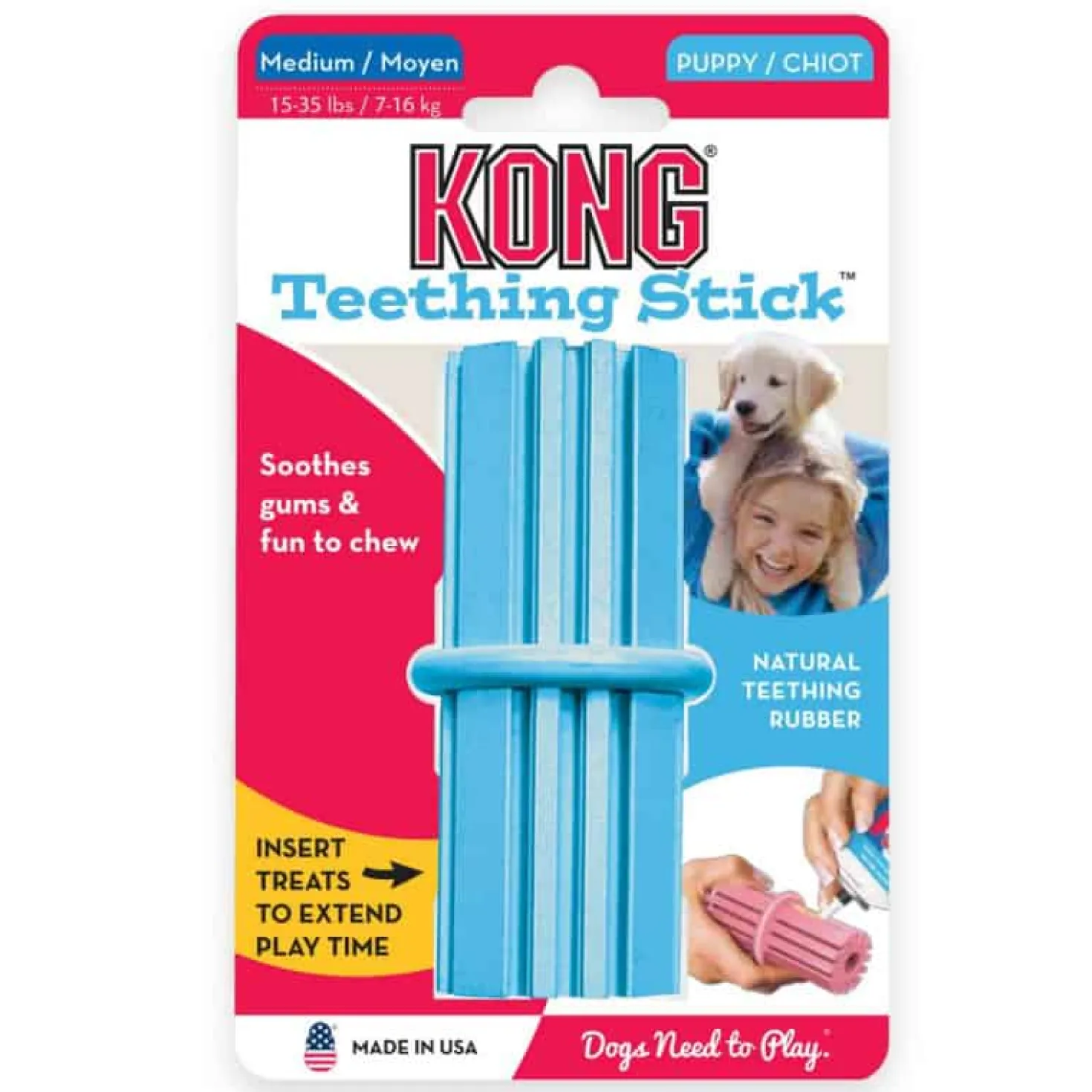 Jouet Kong Puppy Teeth chiot