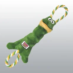 Jouet Kong Tugger Knots Frog peluche chien