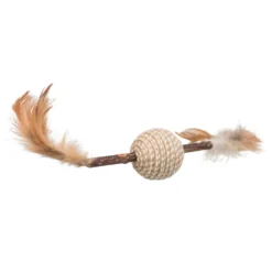 Jouet plume en matatabi chat