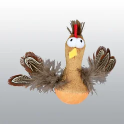 Jouet Poulet culbuto pour chat