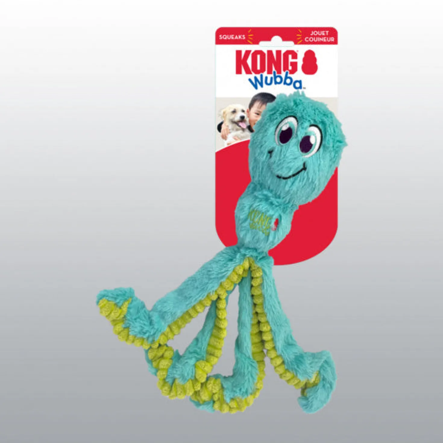 Jouet Wubba octopus pour chien