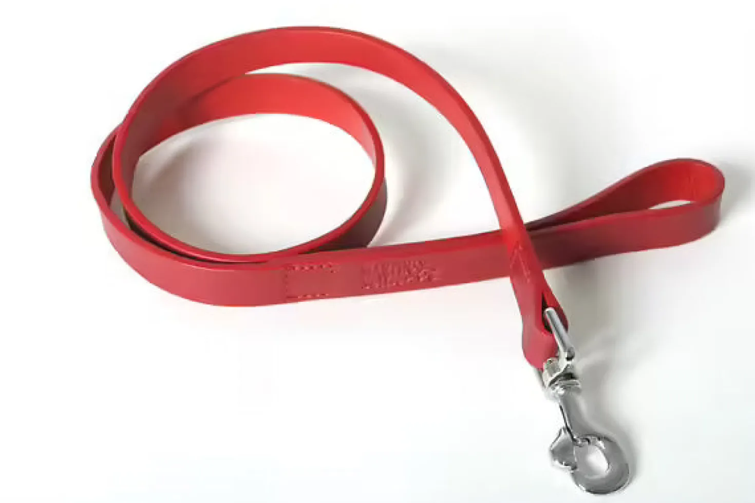 Laisse cuir bords arrondis cuir de vachette