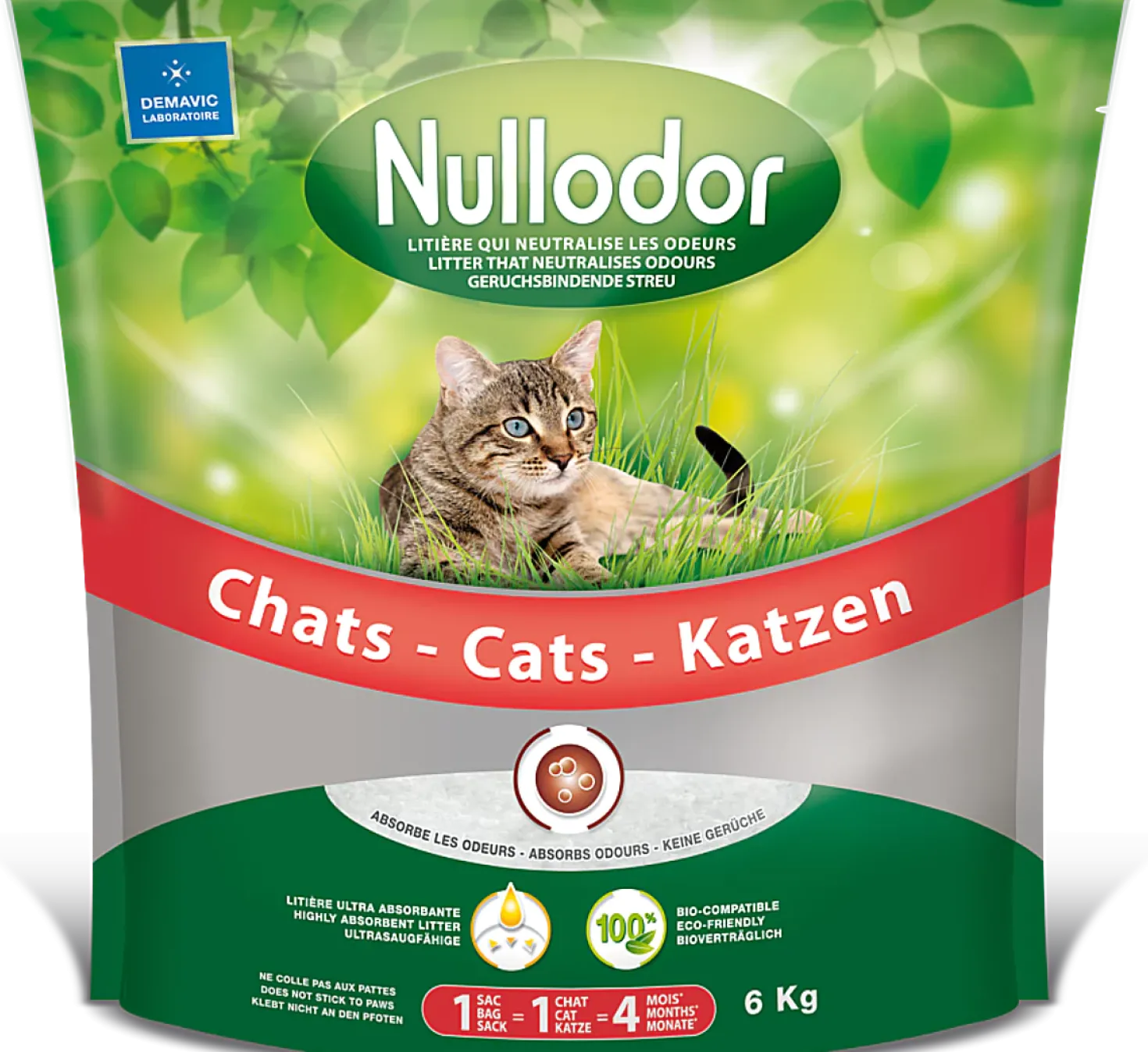 Litière Nullodor chat