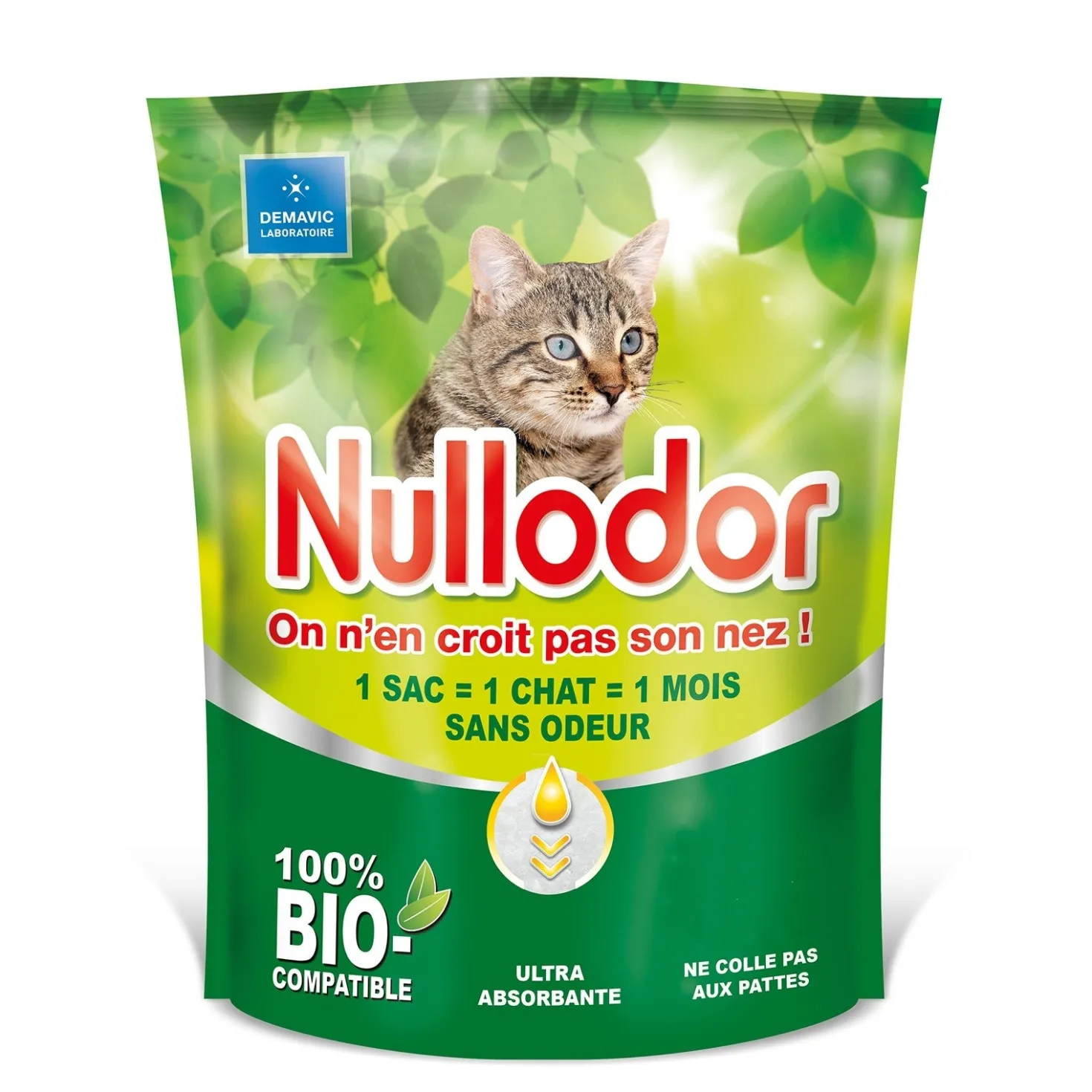 Litière Nullodor chat