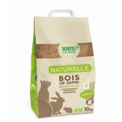 Litière Perlinette en bois de sapin chat, lapin, rongeur