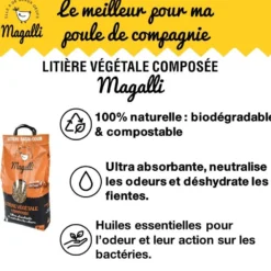 Litière végétale composée
