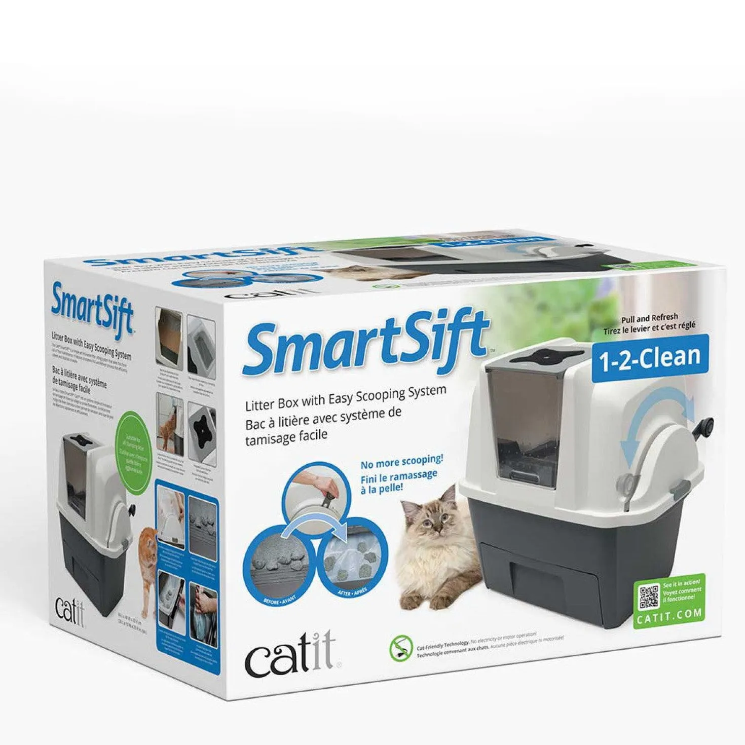Maison de toilette SmartSift chat