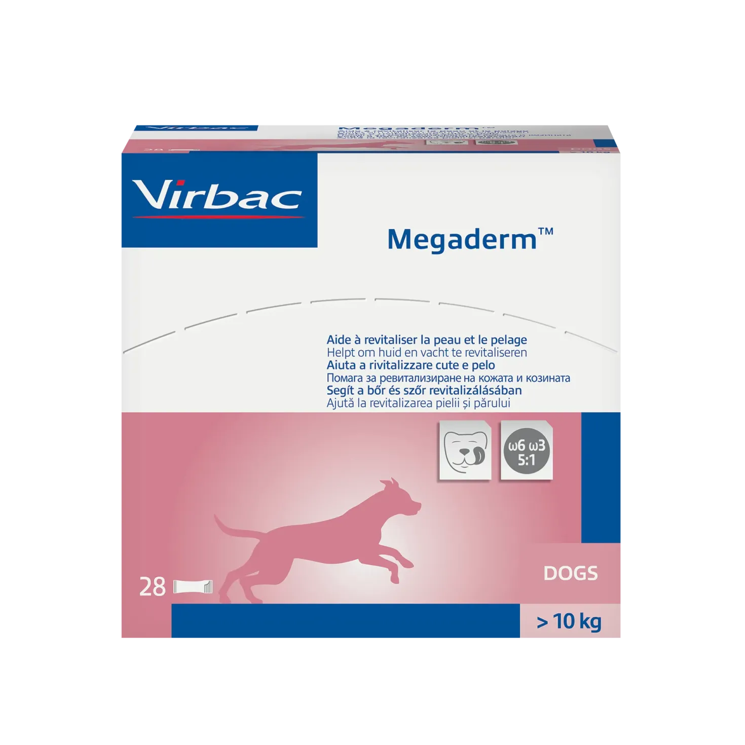 Megaderm® aliment complémentaire pour la peau chat, chien