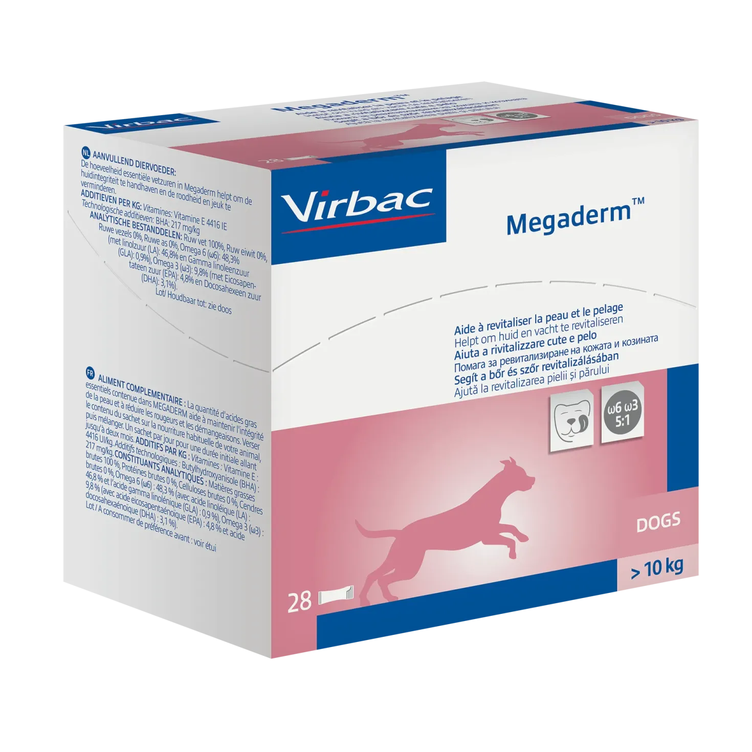 Megaderm® aliment complémentaire pour la peau chat, chien