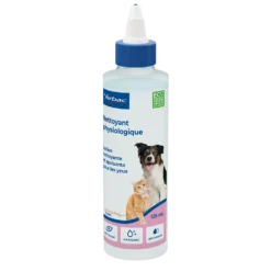 Nettoyant physiologique pour les yeux chien, chat