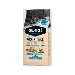 Ownat Grain Free Just Trout croquettes pour chien