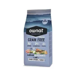 Ownat Grain Free Prime chicken and turkey - croquettes pour chien